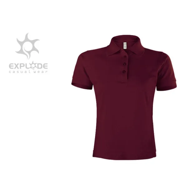 SUNNY women’s polo shirt - EXPLODE Burgundy