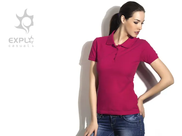 SUNNY women’s polo shirt - EXPLODE Ciklama