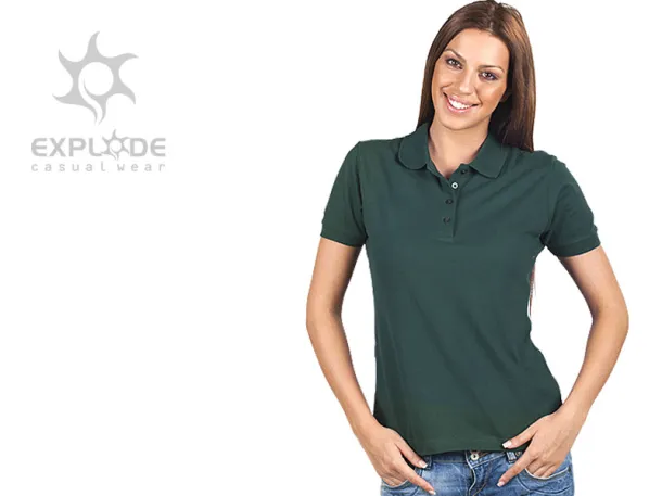 SUNNY Ženska polo majica kratkih rukava, 180g/m2 - EXPLODE Tamno zelena