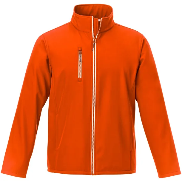 Orion men's softshell jacket - Elevate Essentials Orange