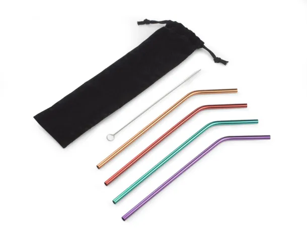 PARTY Straw set BLACK