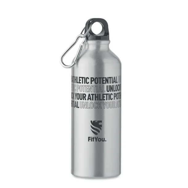 REMOSS Recycled aluminium bottle 500ml Matt Silver