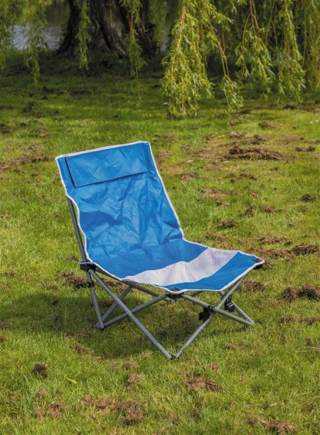  Foldable beach chair in pouch - XD Collection Blue 