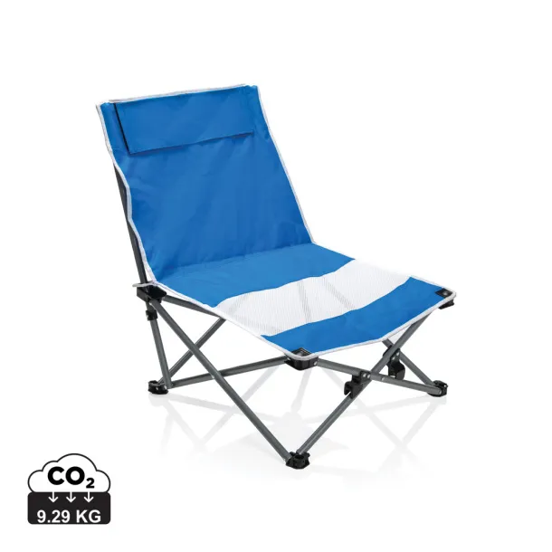  Foldable beach chair in pouch - XD Collection Blue 