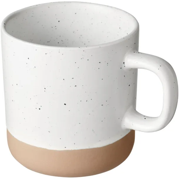 Pascal 360 ml ceramic mug - Unbranded White