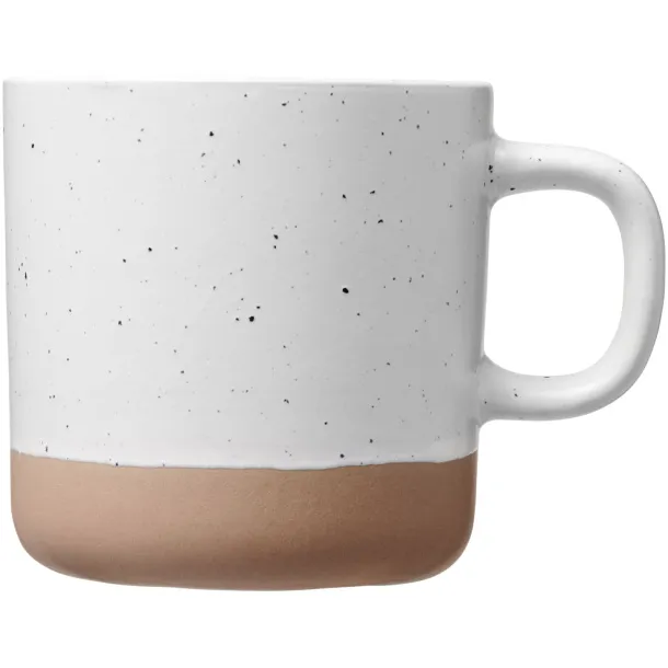 Pascal 360 ml ceramic mug - Unbranded White