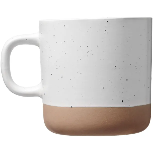 Pascal 360 ml ceramic mug - Unbranded White