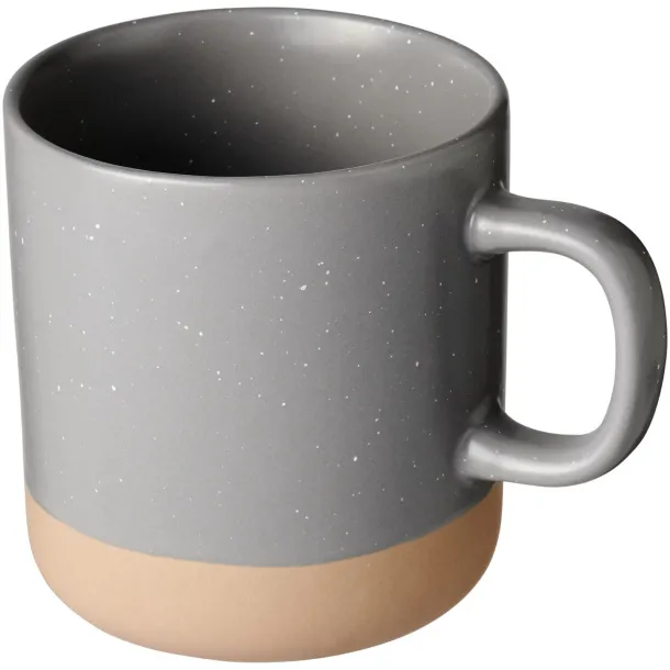 Pascal 360 ml ceramic mug Grey