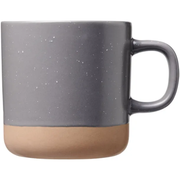 Pascal 360 ml ceramic mug - Unbranded Grey