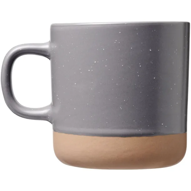 Pascal 360 ml ceramic mug Grey