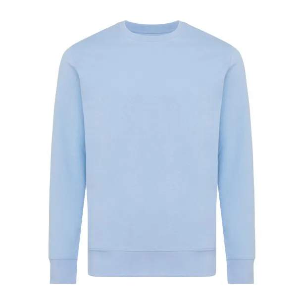  Iqoniq Etosha lightweight recycled cotton crew neck - iqoniq sky blue
