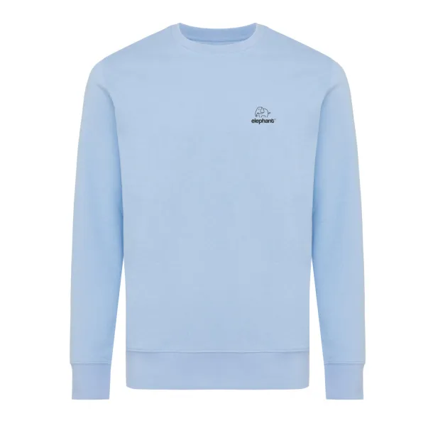  Iqoniq Etosha lightweight recycled cotton crew neck - iqoniq sky blue