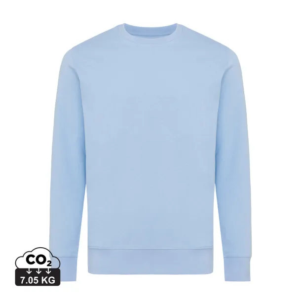  Iqoniq Etosha lightweight recycled cotton crew neck - iqoniq blue 