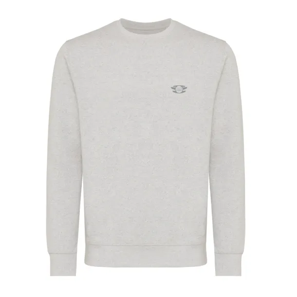  Iqoniq Etosha lightweight recycled cotton crew neck - iqoniq light heather grey