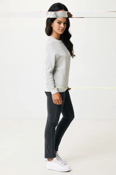  Iqoniq Etosha lagani pulover od recikliranog pamuka - iqoniq light heather grey