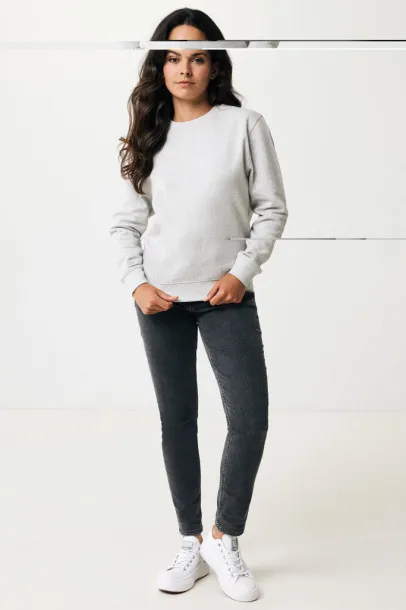  Iqoniq Etosha lagani pulover od recikliranog pamuka, 280 g/m² - iqoniq light heather grey