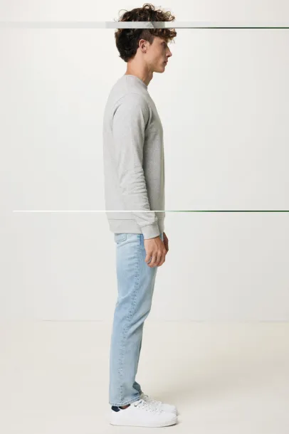  Iqoniq Etosha lagani pulover od recikliranog pamuka - iqoniq light heather grey