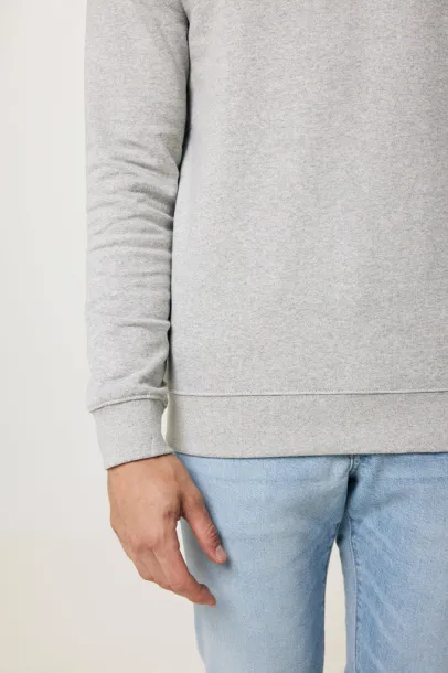  Iqoniq Etosha lightweight recycled cotton crew neck - iqoniq light heather grey