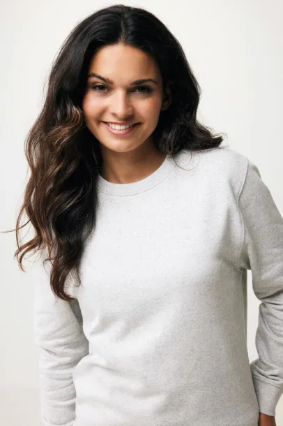  Iqoniq Etosha lagani pulover od recikliranog pamuka - iqoniq light heather grey