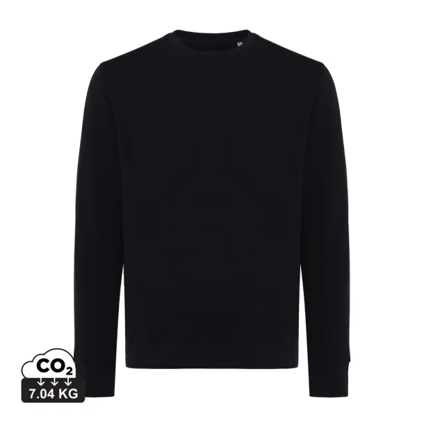  Iqoniq Etosha lagani pulover od recikliranog pamuka, 280 g/m² - iqoniq Crna