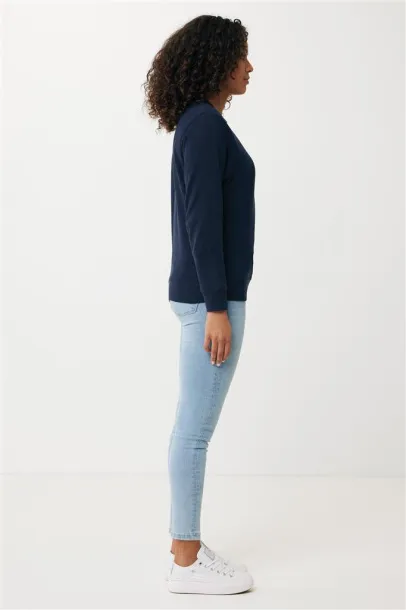  Iqoniq Etosha lagani pulover od recikliranog pamuka, 280 g/m² - iqoniq navy