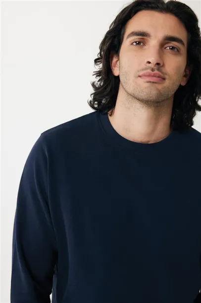  Iqoniq Etosha lightweight recycled cotton crew neck - iqoniq navy