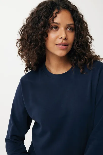  Iqoniq Etosha lightweight recycled cotton crew neck - iqoniq navy