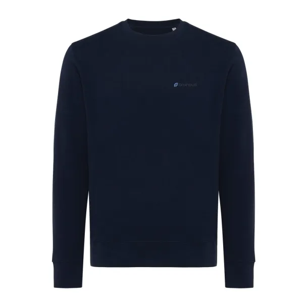  Iqoniq Etosha lightweight recycled cotton crew neck - iqoniq navy