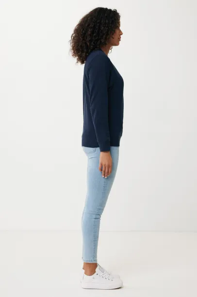  Iqoniq Etosha lightweight recycled cotton crew neck - iqoniq blue 