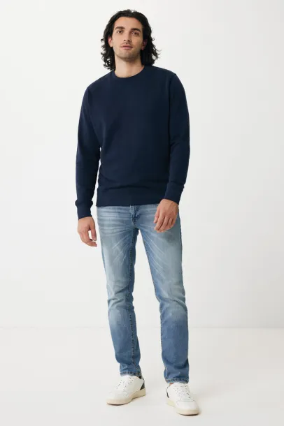  Iqoniq Etosha lightweight recycled cotton crew neck - iqoniq navy