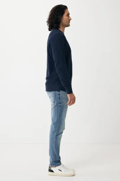  Iqoniq Etosha lightweight recycled cotton crew neck - iqoniq navy