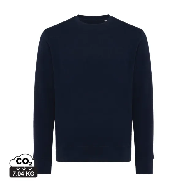 Iqoniq Etosha lagani pulover od recikliranog pamuka, 280 g/m² - iqoniq navy