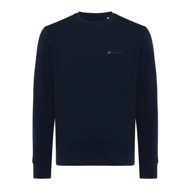  Iqoniq Etosha lightweight recycled cotton crew neck - iqoniq navy