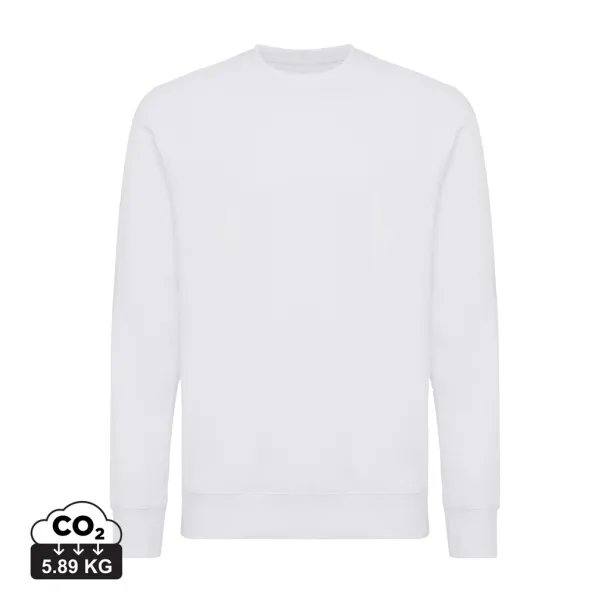  Iqoniq Etosha lagani pulover od recikliranog pamuka, 280 g/m² - iqoniq recycled white
