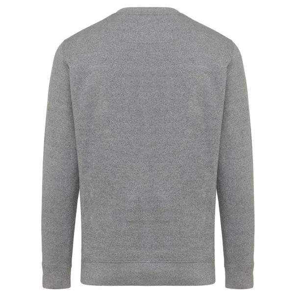  Iqoniq Etosha lightweight recycled cotton crew neck - iqoniq light heather anthracite