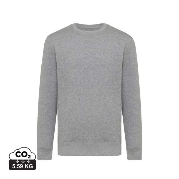  Iqoniq Etosha lightweight recycled cotton crew neck - iqoniq anthracite 