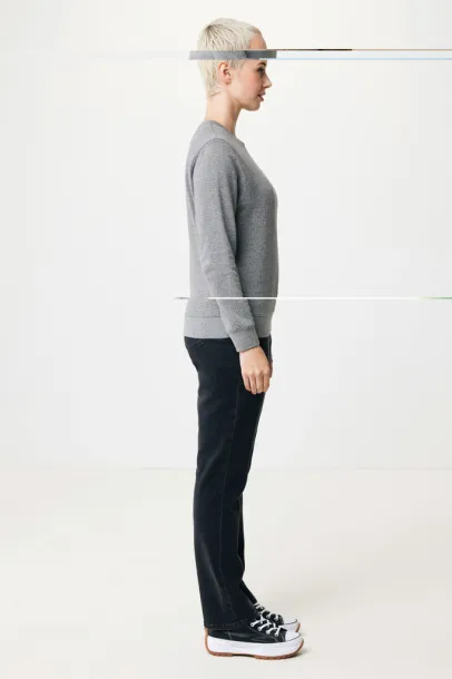  Iqoniq Etosha lagani pulover od recikliranog pamuka - iqoniq light heather anthracite