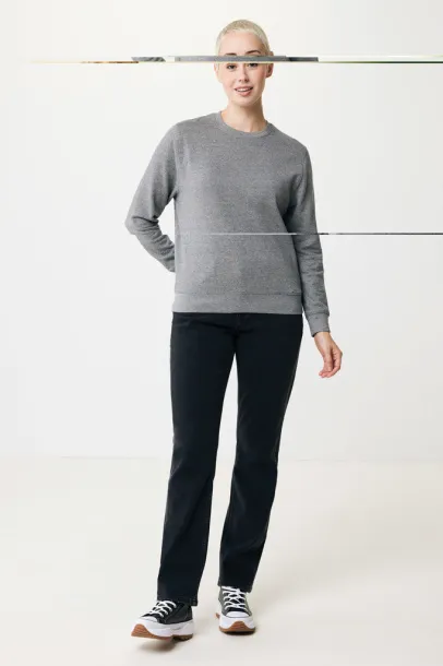  Iqoniq Etosha lightweight recycled cotton crew neck - iqoniq anthracite 