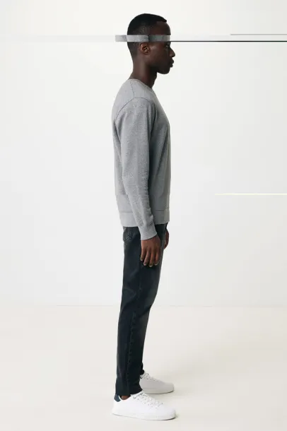  Iqoniq Etosha lagani pulover od recikliranog pamuka, 280 g/m² - iqoniq light heather anthracite