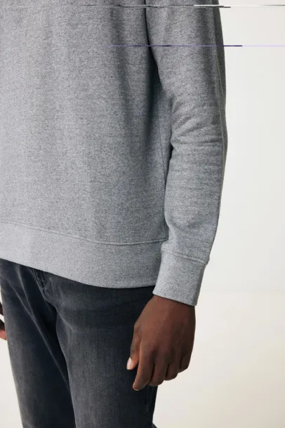 Iqoniq Etosha lagani pulover od recikliranog pamuka, 280 g/m² - iqoniq light heather anthracite