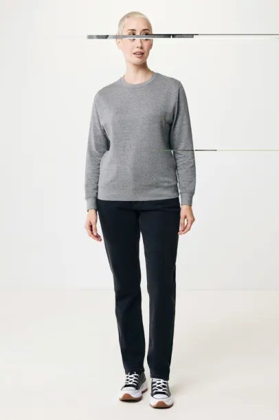  Iqoniq Etosha lightweight recycled cotton crew neck - iqoniq anthracite 