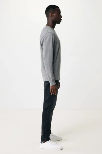  Iqoniq Etosha lightweight recycled cotton crew neck - iqoniq anthracite 