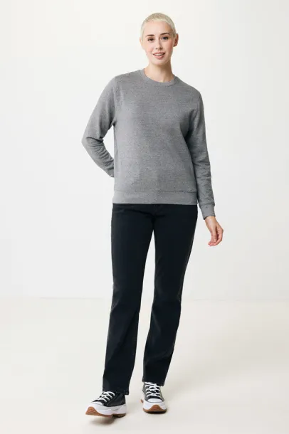  Iqoniq Etosha lightweight recycled cotton crew neck - iqoniq anthracite 