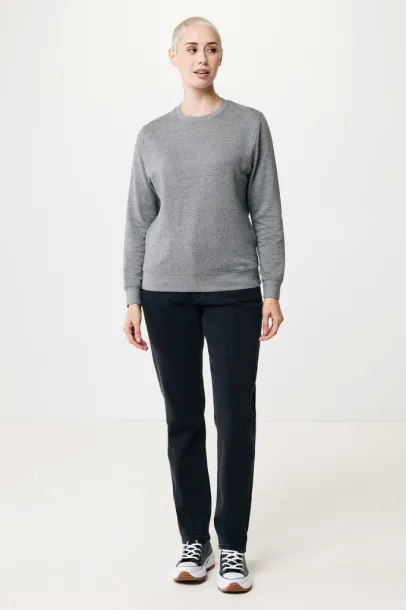  Iqoniq Etosha lightweight recycled cotton crew neck - iqoniq anthracite 