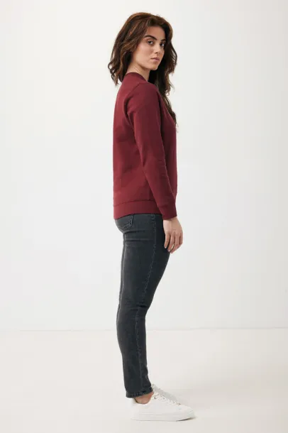  Iqoniq Etosha lightweight recycled cotton crew neck - iqoniq burgundy