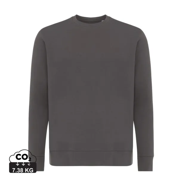  Iqoniq Etosha lightweight recycled cotton crew neck - iqoniq anthracite