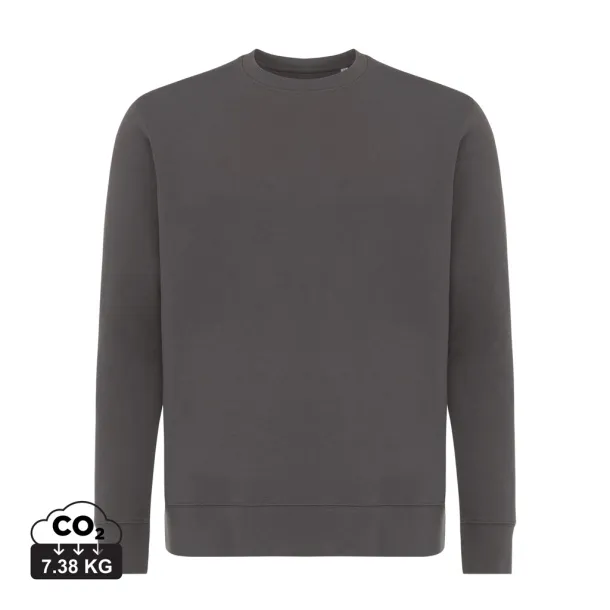  Iqoniq Etosha lightweight recycled cotton crew neck - iqoniq anthracite