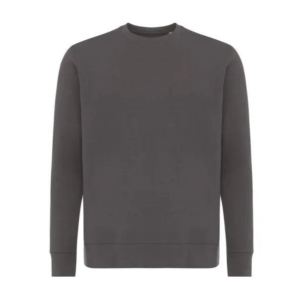  Iqoniq Etosha lightweight recycled cotton crew neck - iqoniq anthracite