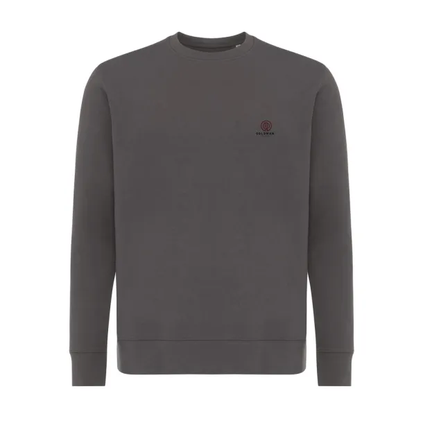  Iqoniq Etosha lightweight recycled cotton crew neck - iqoniq anthracite