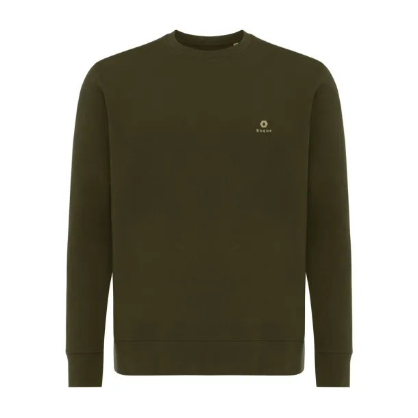  Iqoniq Etosha lagani pulover od recikliranog pamuka, 280 g/m² - iqoniq khaki